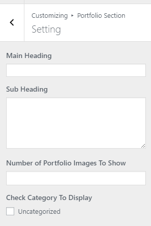 portfolio section featured