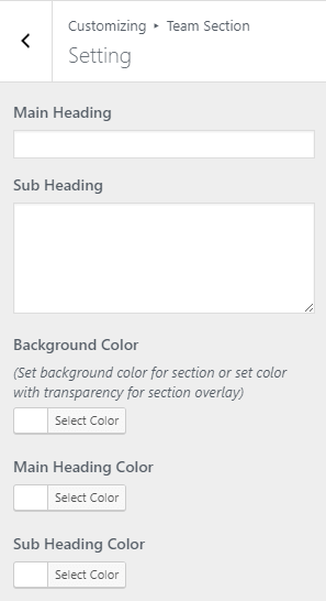 team setting featured