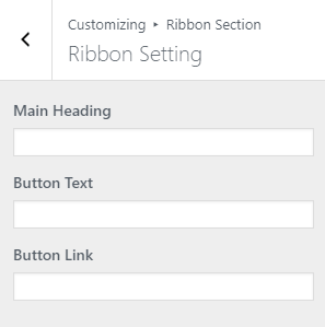 ribbon setting oneline
