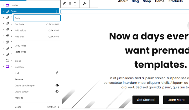 13 Best Features Coming in WordPress 6.5 with Screenshots 9 Right Click Settings