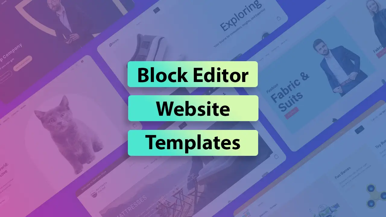 20+ Full Site Editing Website Templates And Designs 2026