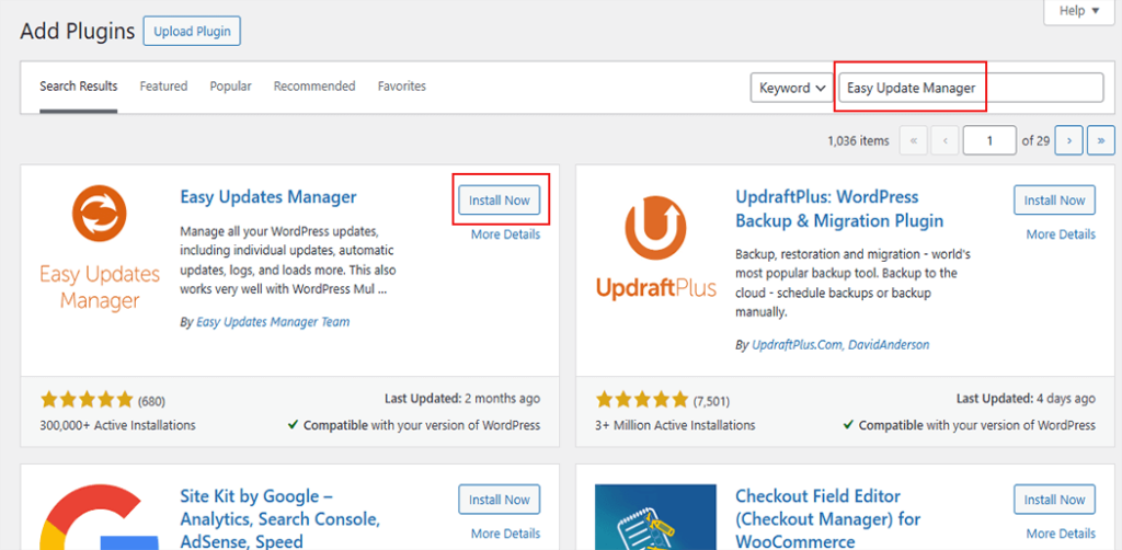 How to Enable or Disable WordPress Automatic Updates 4 wp plugin installation 36