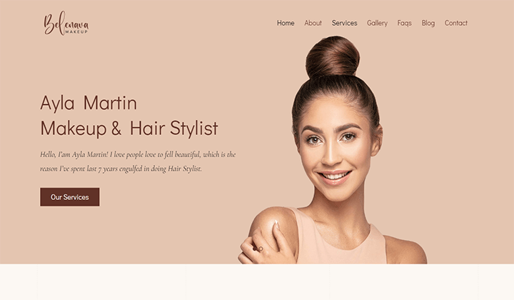 9+ Best Makeup Artist Themes and Templates 12 belenava 2134