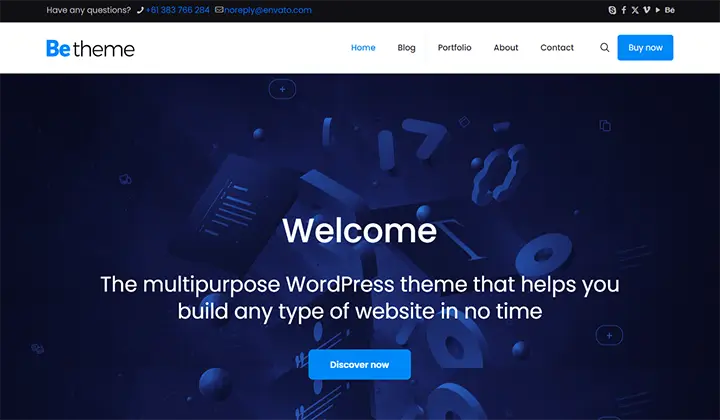 10+ Best Multipurpose WordPress Themes 2025 11 betheme 2135