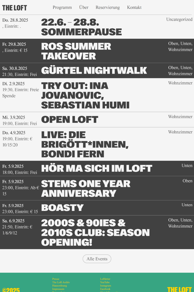 23 Beautiful Examples of Websites Built with Elementor 11 The loft