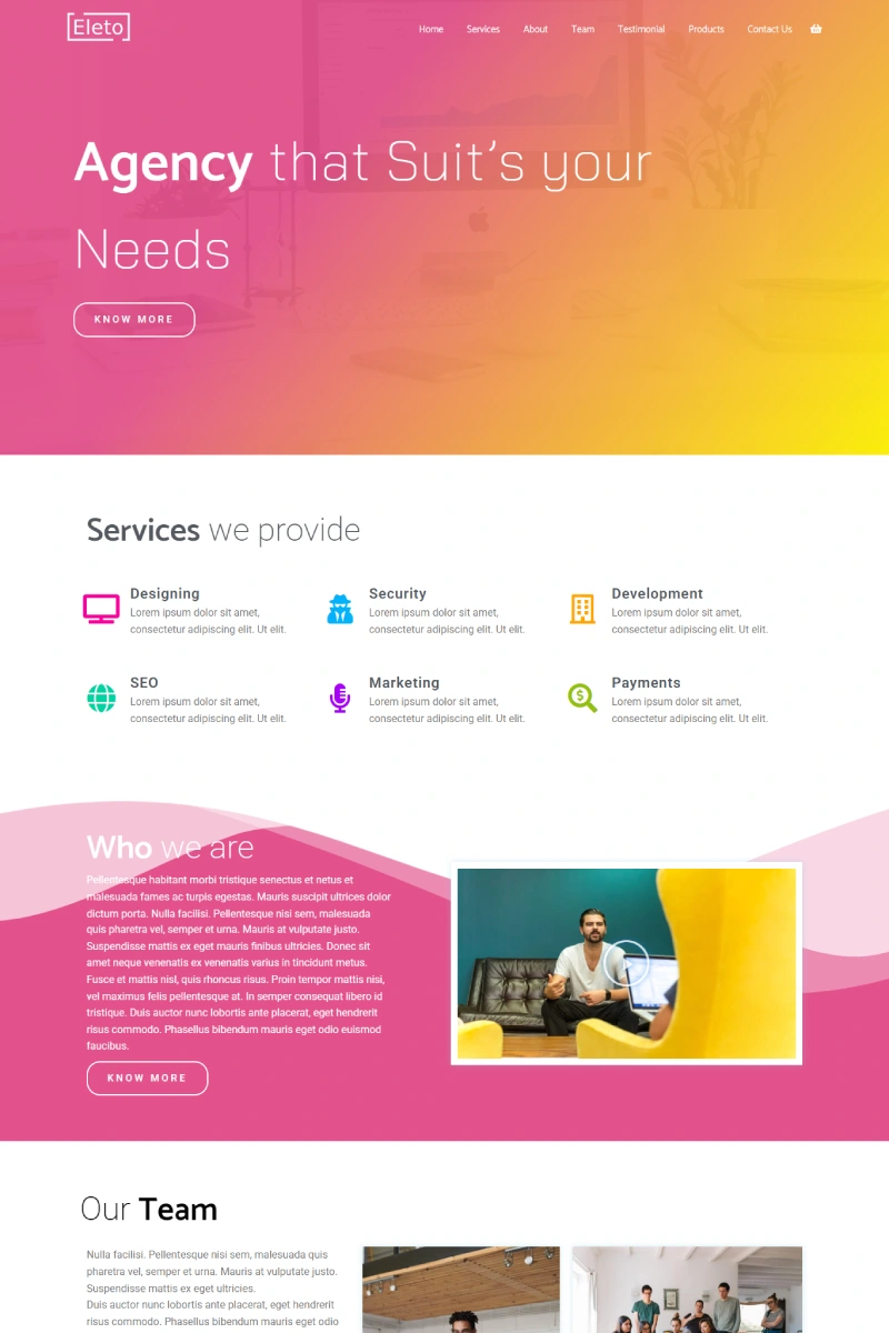 9+ Best Business Consulting WordPress Themes & Templates 4 Zita