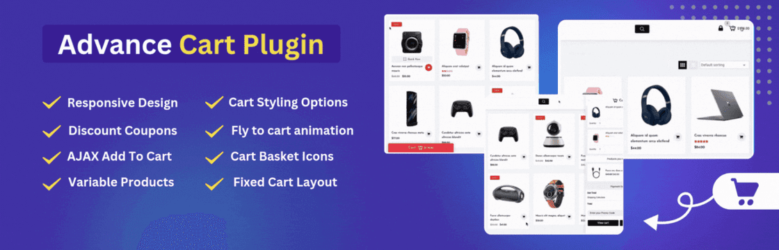Top 13+ WooCommerce Plugins to Increase Sales! (Free & Premium) 1 Advanced cart plugin for WooCommerce