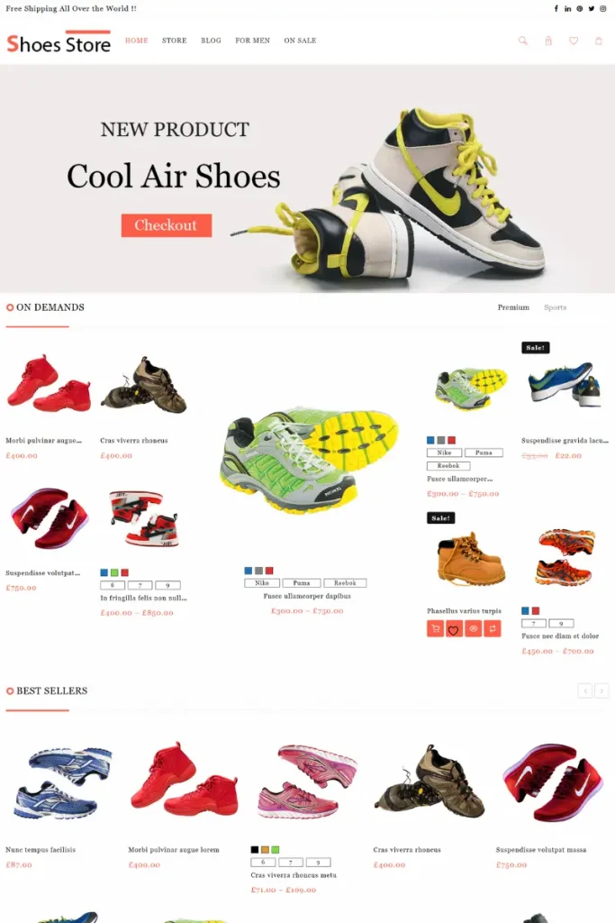 big store shoes 8576