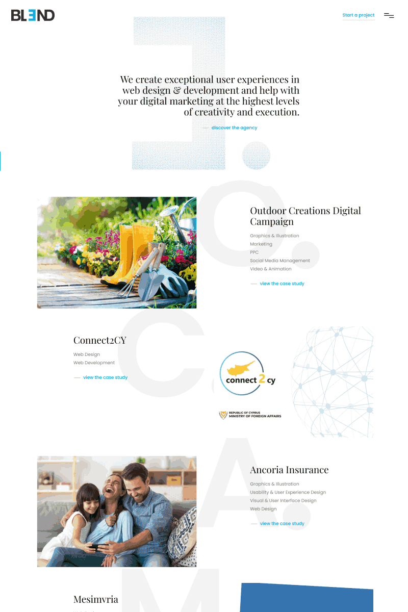23 Beautiful Examples of Websites Built with Elementor 16 blend