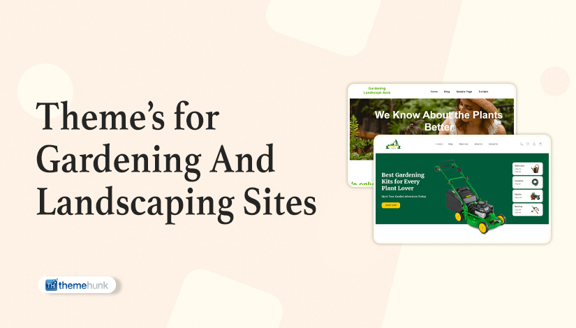 Gardening And Landscaping Theme