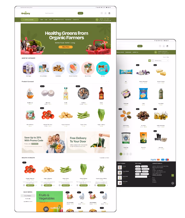 Grocery Mart Template