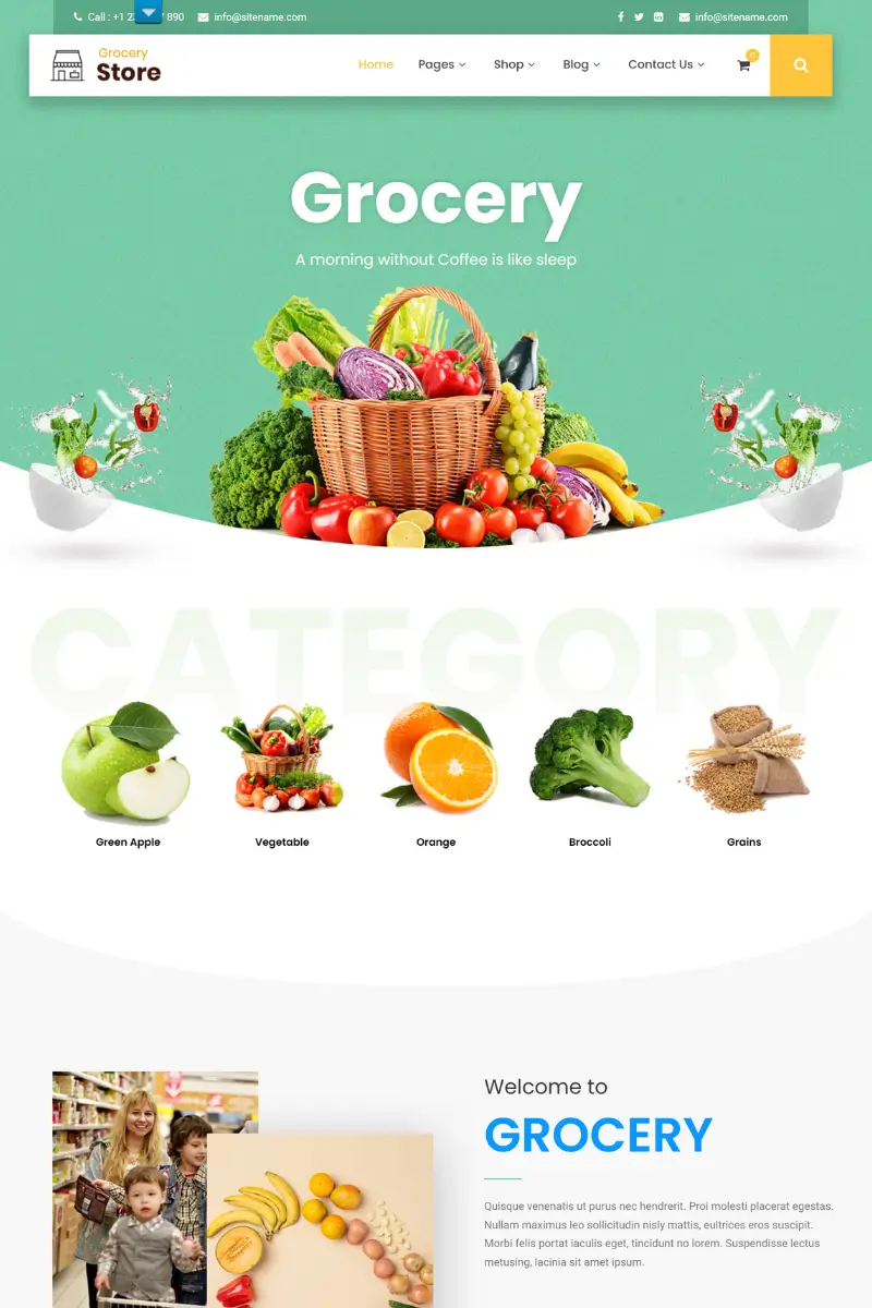 11+ Best WordPress Theme for Grocery Store Websites 2025 9 skt grocery store 4871