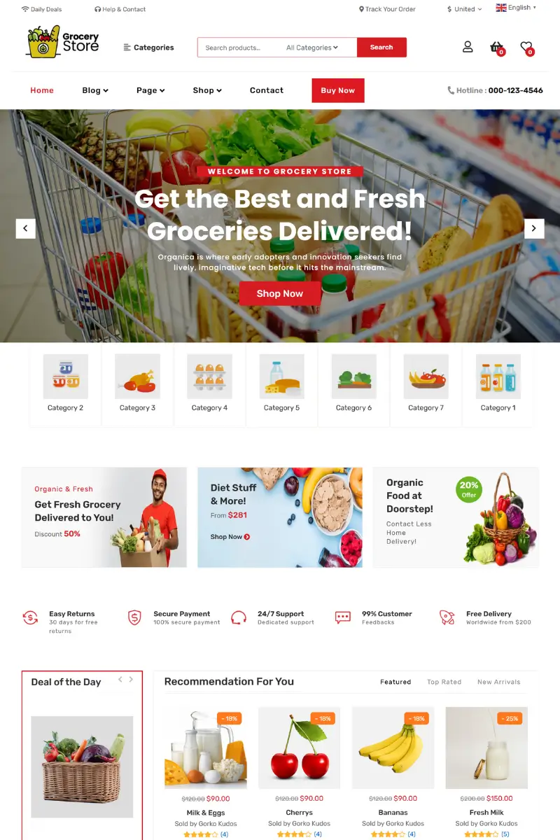 11+ Best WordPress Theme for Grocery Store Websites 2025 13 vw grocery 7481