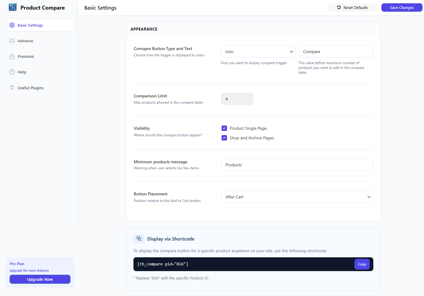 How To Add Product Compare In Woocommerce For Free 2026? 8 Compare Basic Settings
