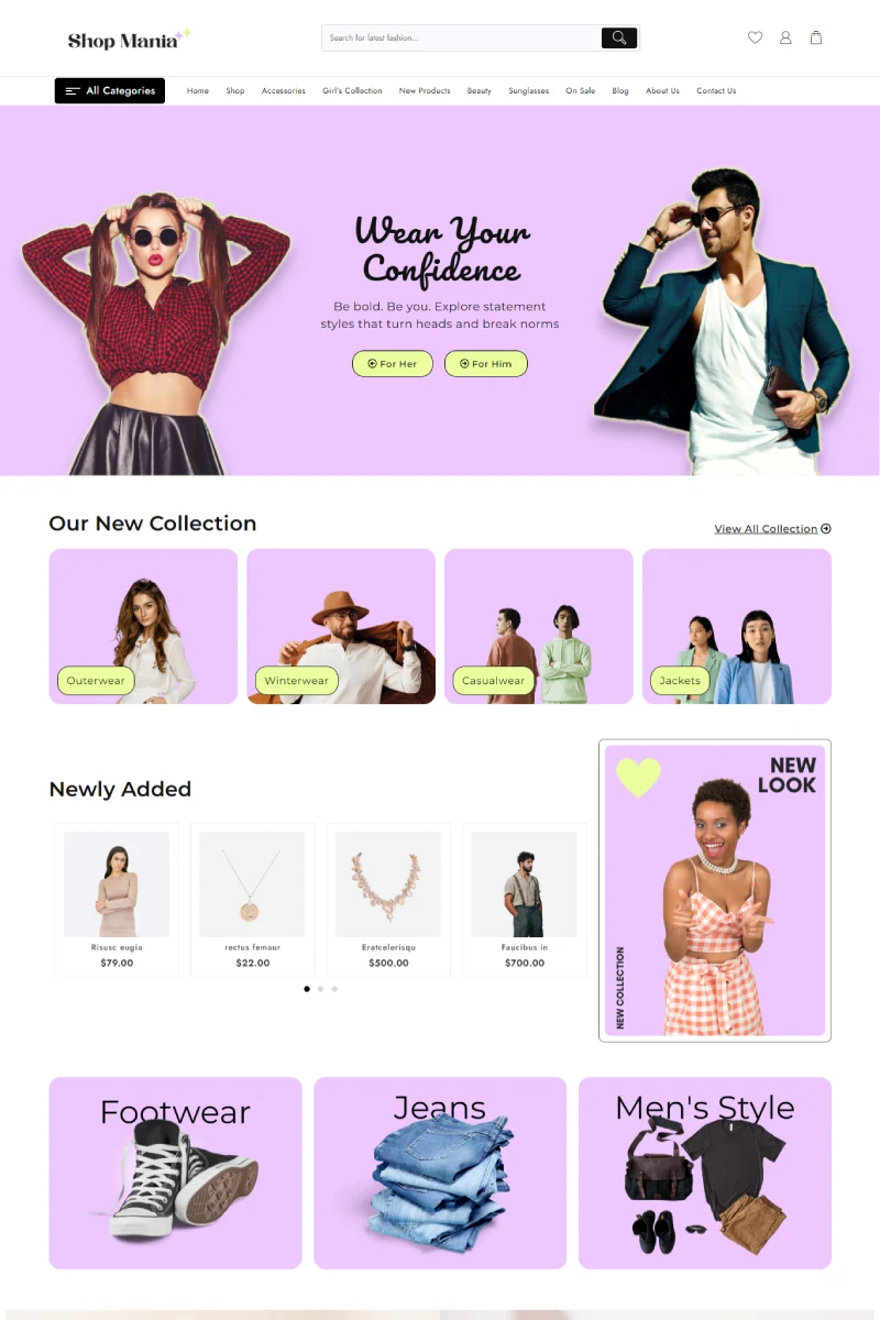 Fashio ecommerce