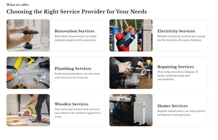 New Website Template For Maintenance Services (One-Click Install) 3 Maintenance Services