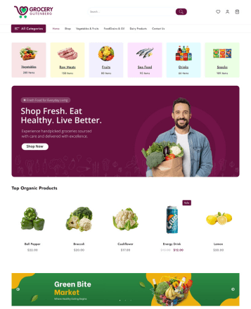 Grocery Shop Gutenberg