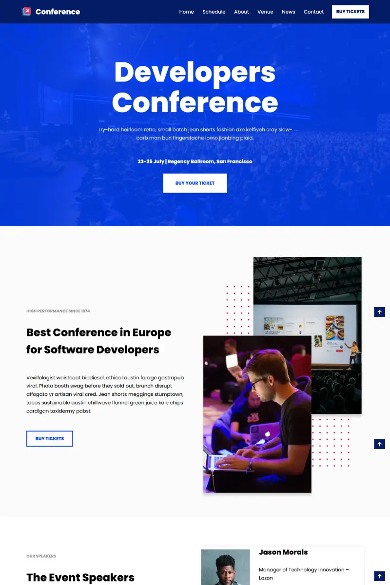 9 Best Event Management and Ticket Booking WordPress Themes in 2026 7 neve conference 2469