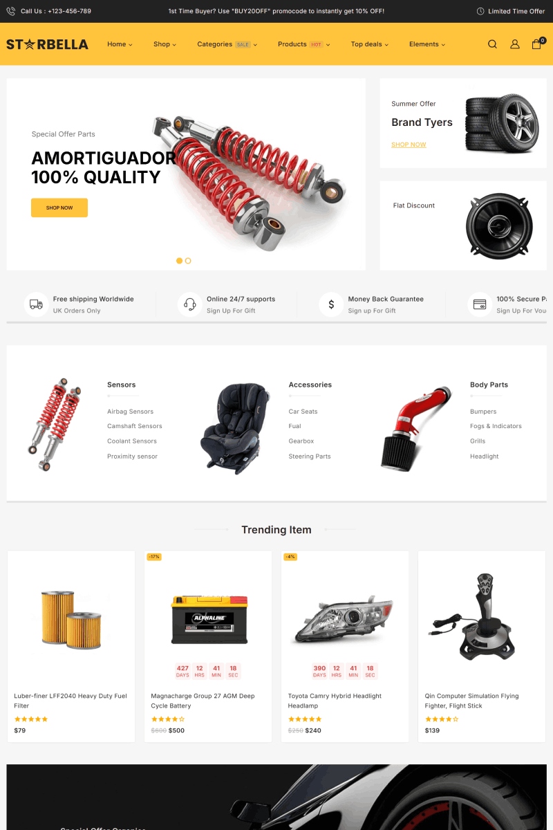 12 Best Tools Shop WordPress Themes and Templates 2025 11 StarBella WP