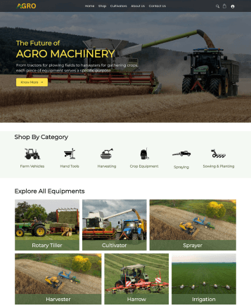 agro machinery temp 313