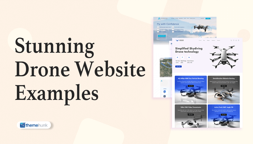 Drone Website Examples