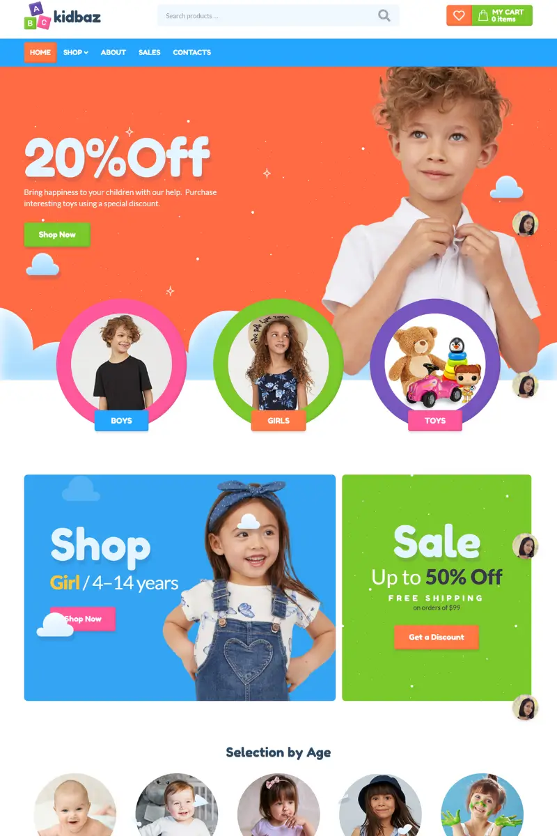 12+ Best Toy Store WordPress Themes in 2026 (Top Picks) 13 kidbaz 5893