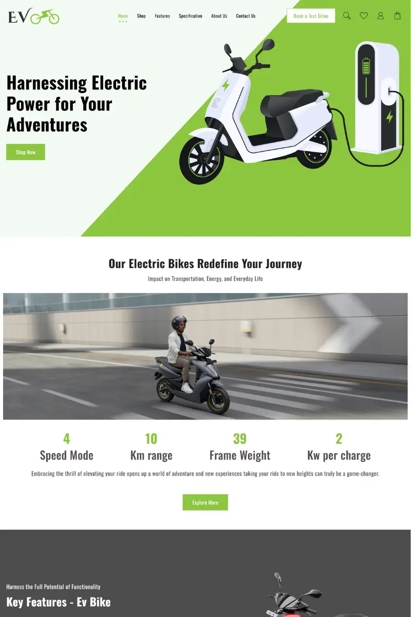 electric scooter single product 6935