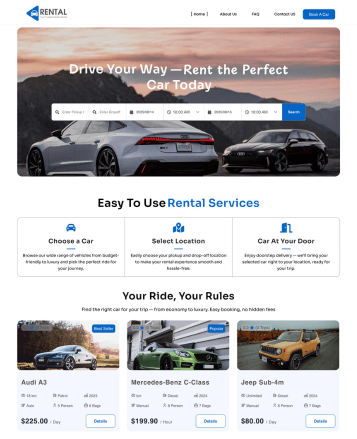 car rental service
