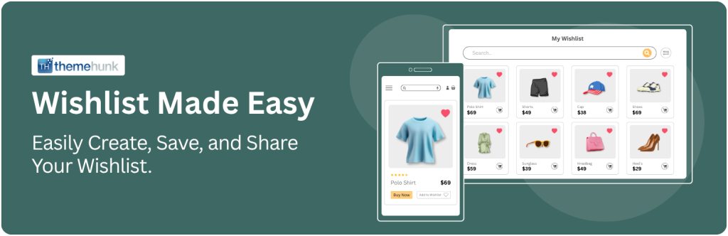 TH Wishlist plugin for WooCommerce is a lightweight and highly customizable option to use for free.