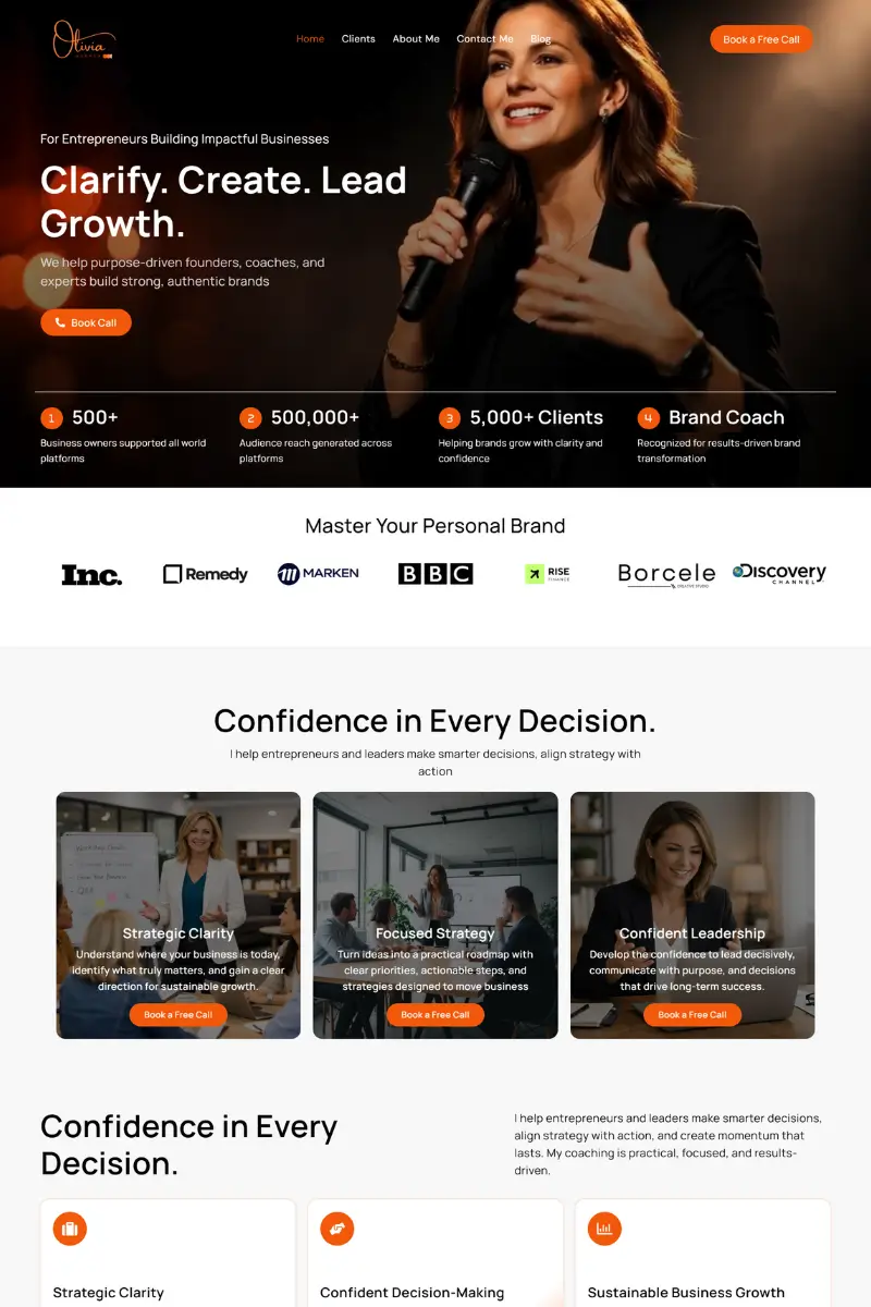 9+ Best Business Consulting WordPress Themes & Templates 2 business coach 5318