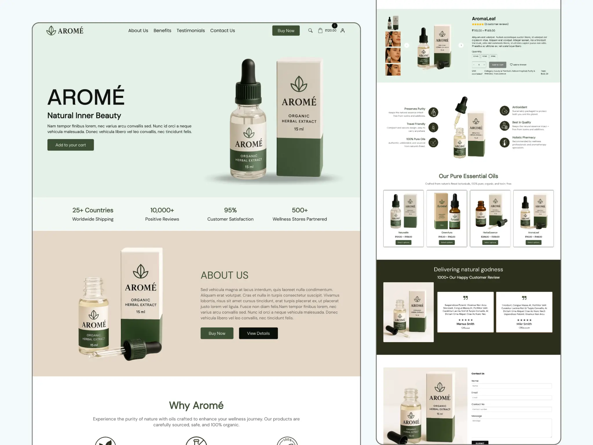 single page essential oil 7011