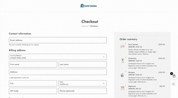 #1 Woocommerce Theme for Creating Online Store Websites. 34 checkout-page-design-1-sm