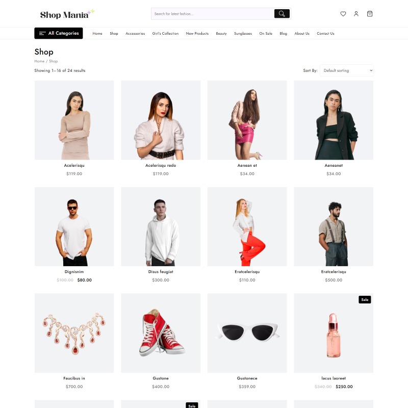 Fashion Ecommerce Shop