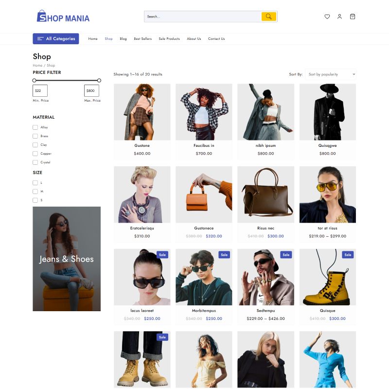 Fashion Store Mania shop