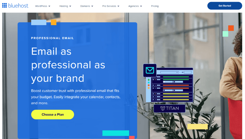 bluehost email hosting 2374