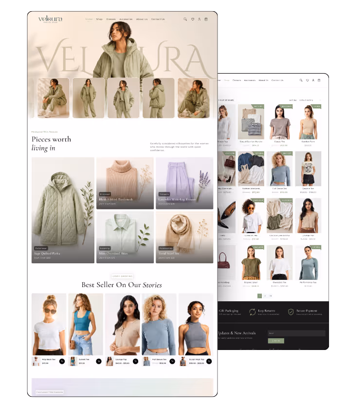 Fashion Store Website Template for WooCommerce