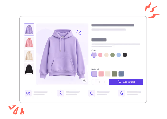Store One Variation Swatches